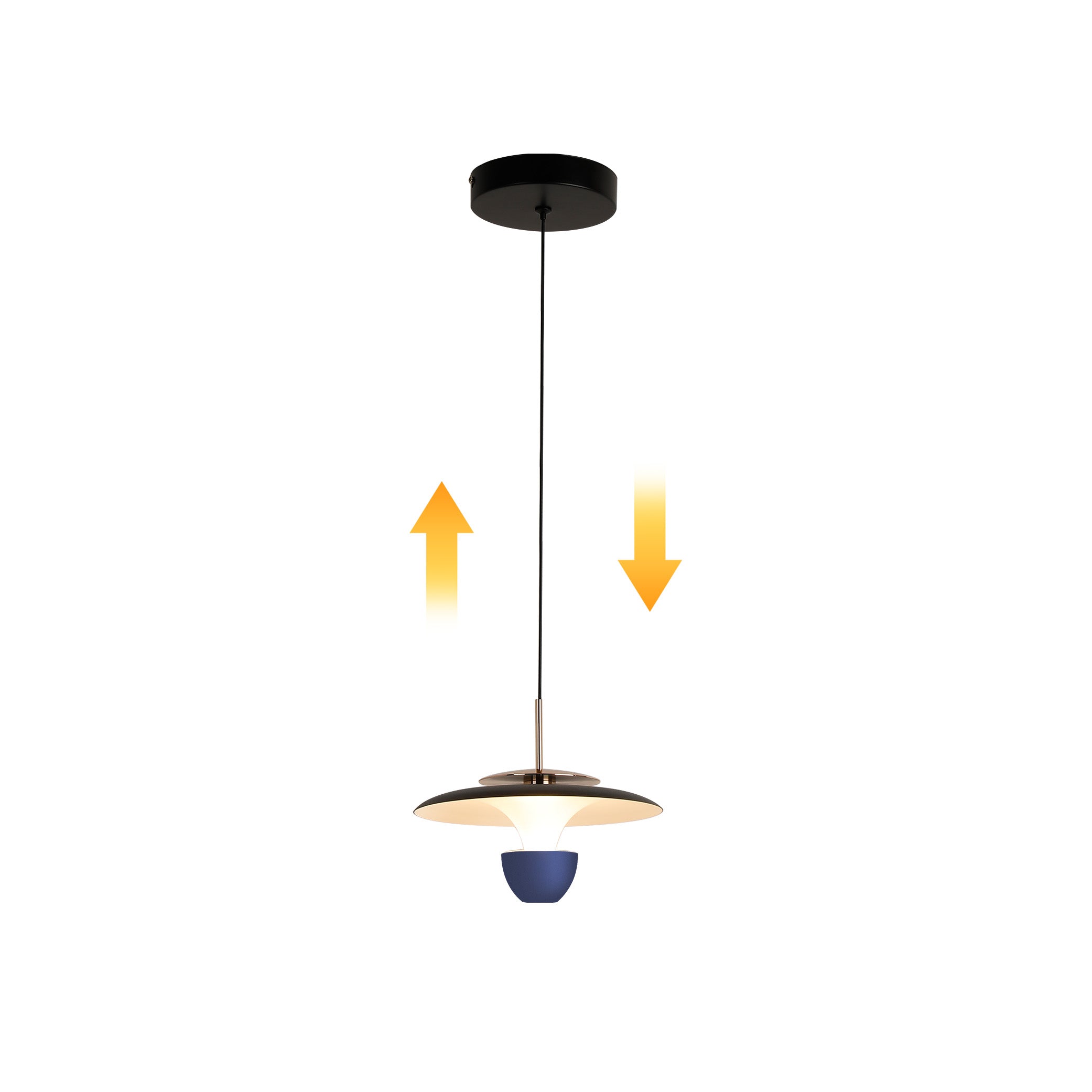 10W Blue mini UFO Pendant Light