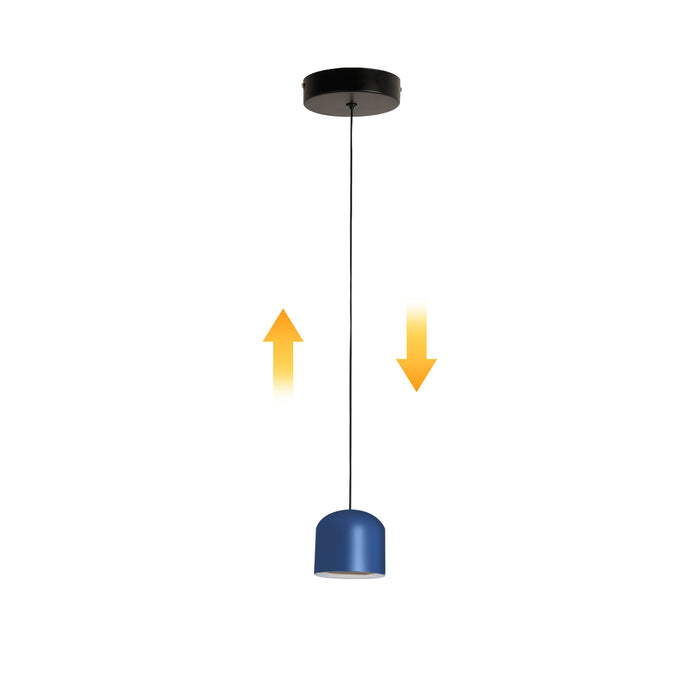 Aluminium led modern Blue mini pendant lights