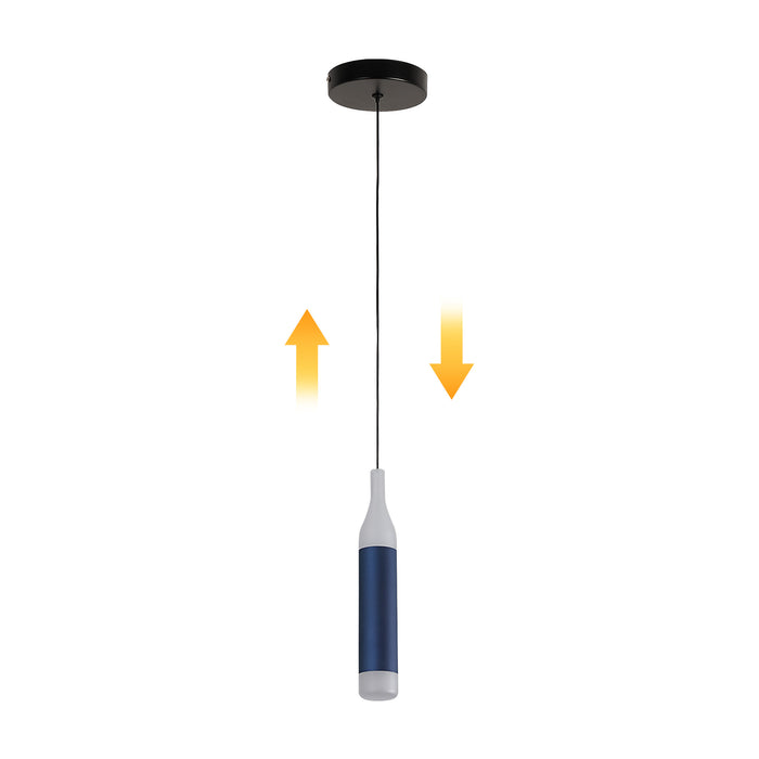 led bottle column hanging light