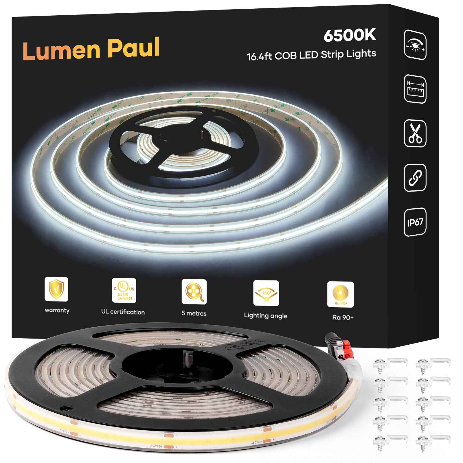 IP67 Waterproof COB strip light