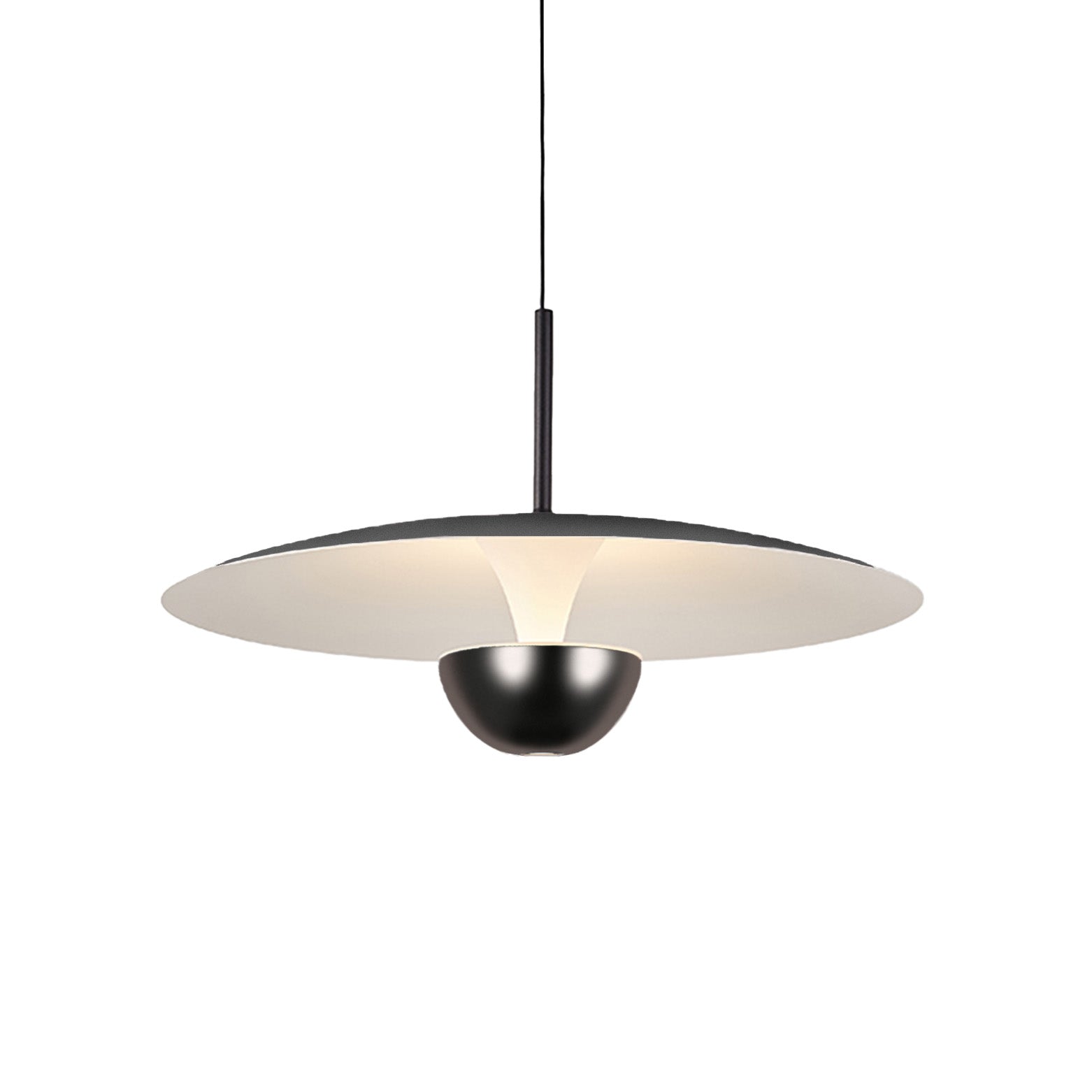7W Black Pendant Light