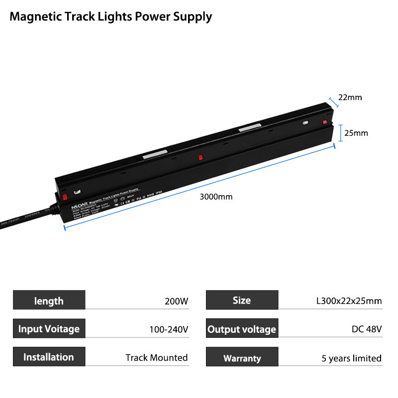 48V UL listed Magnetic LED Driver 200W