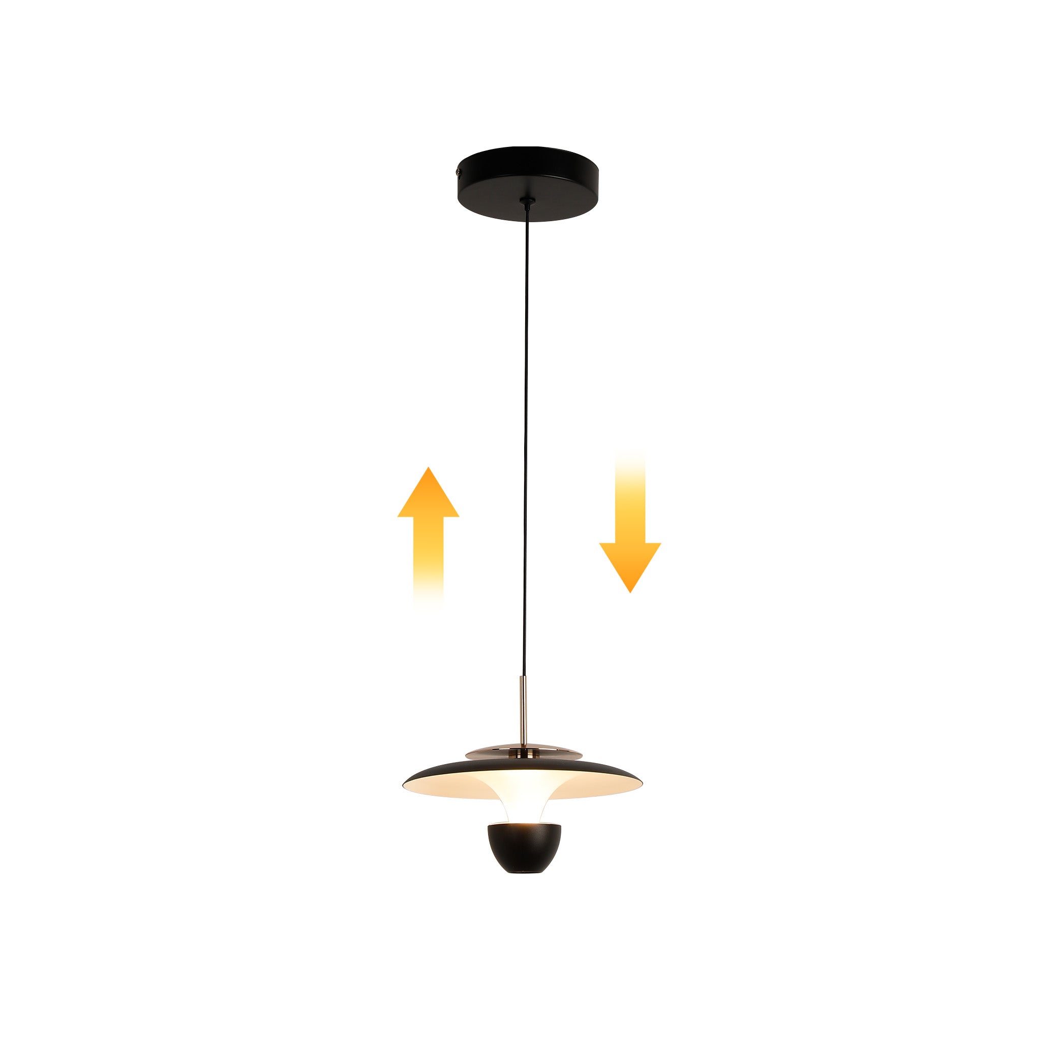 10W Black mini UFO Pendant Light