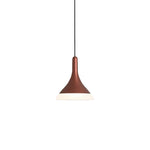 Aluminium mini modern Red pendant light