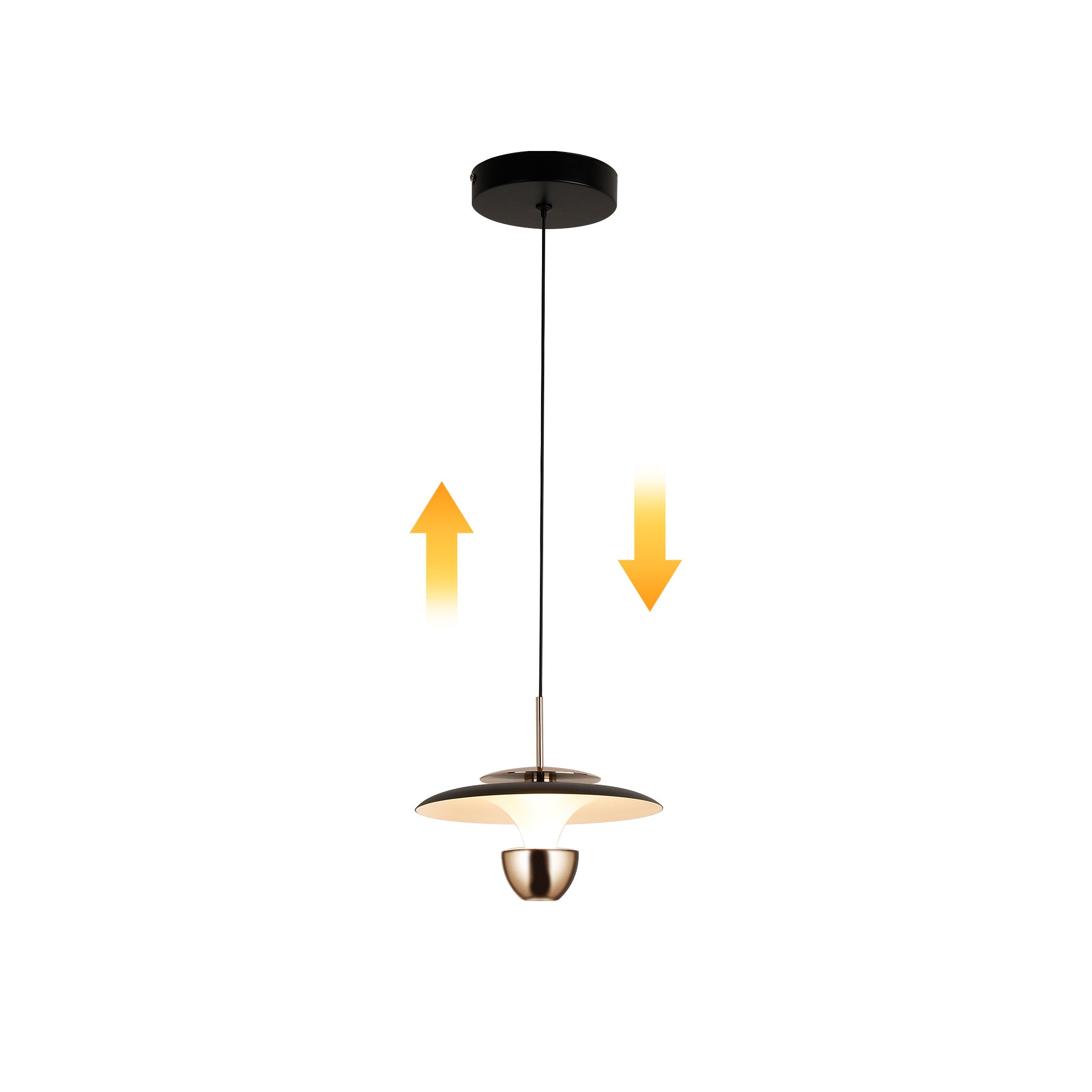 10W Golden mini UFO Pendant Light