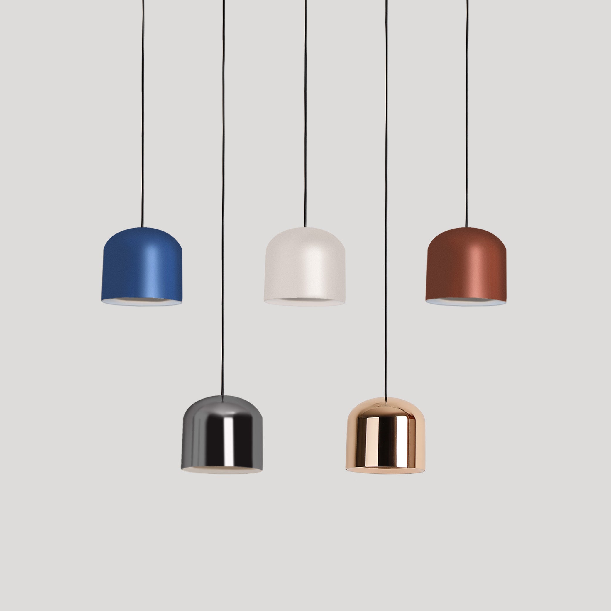 Aluminium led modern Black mini pendant lights