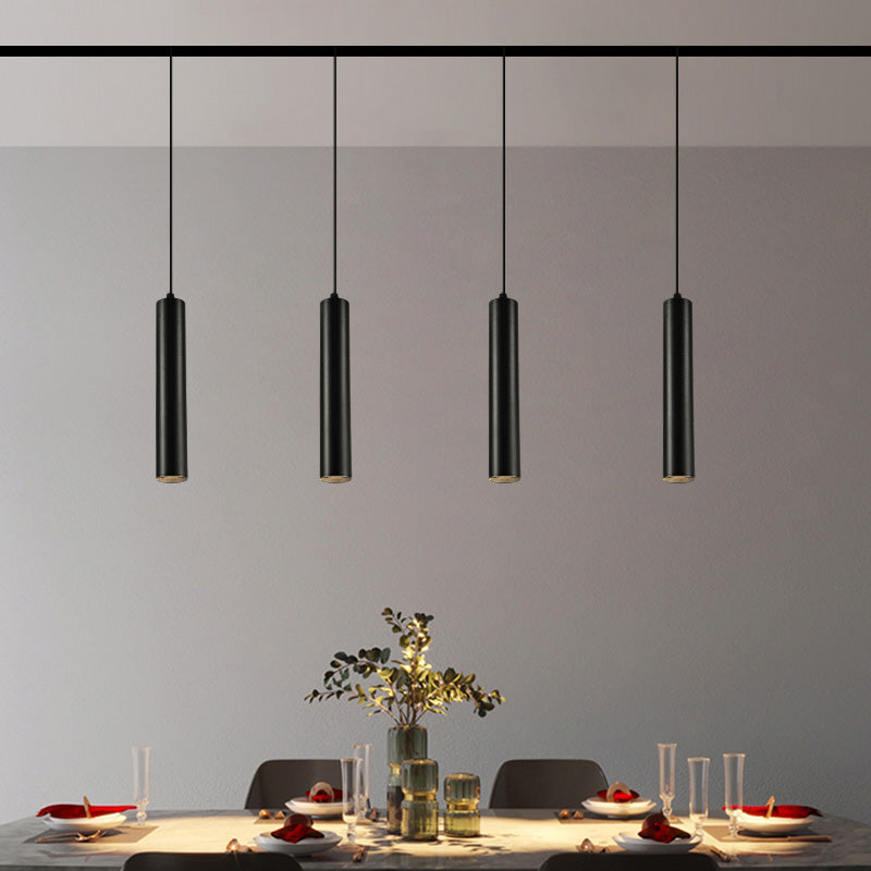 Magnetic 10W black cylindrical led pendant lights