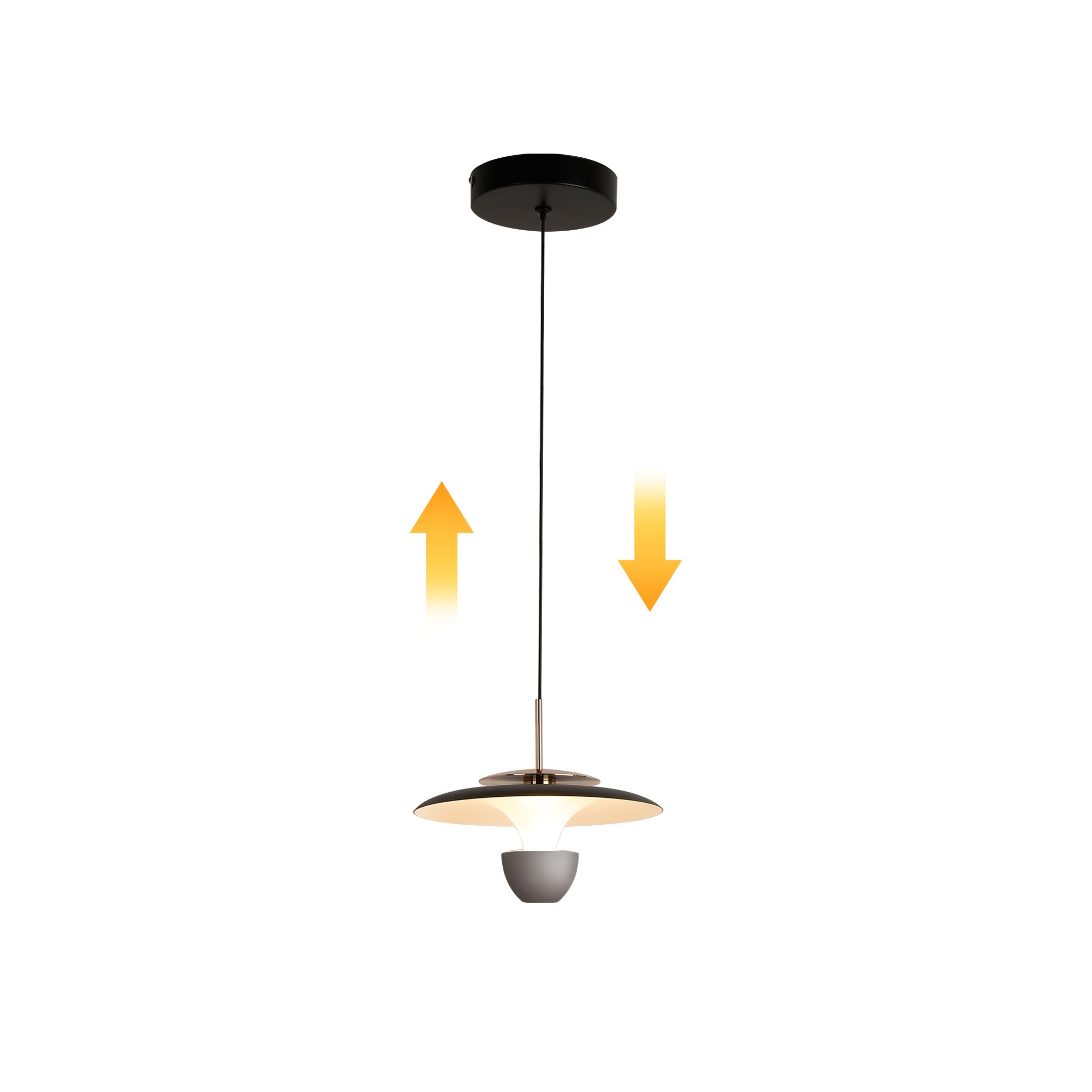 10W Gray mini UFO Pendant Light