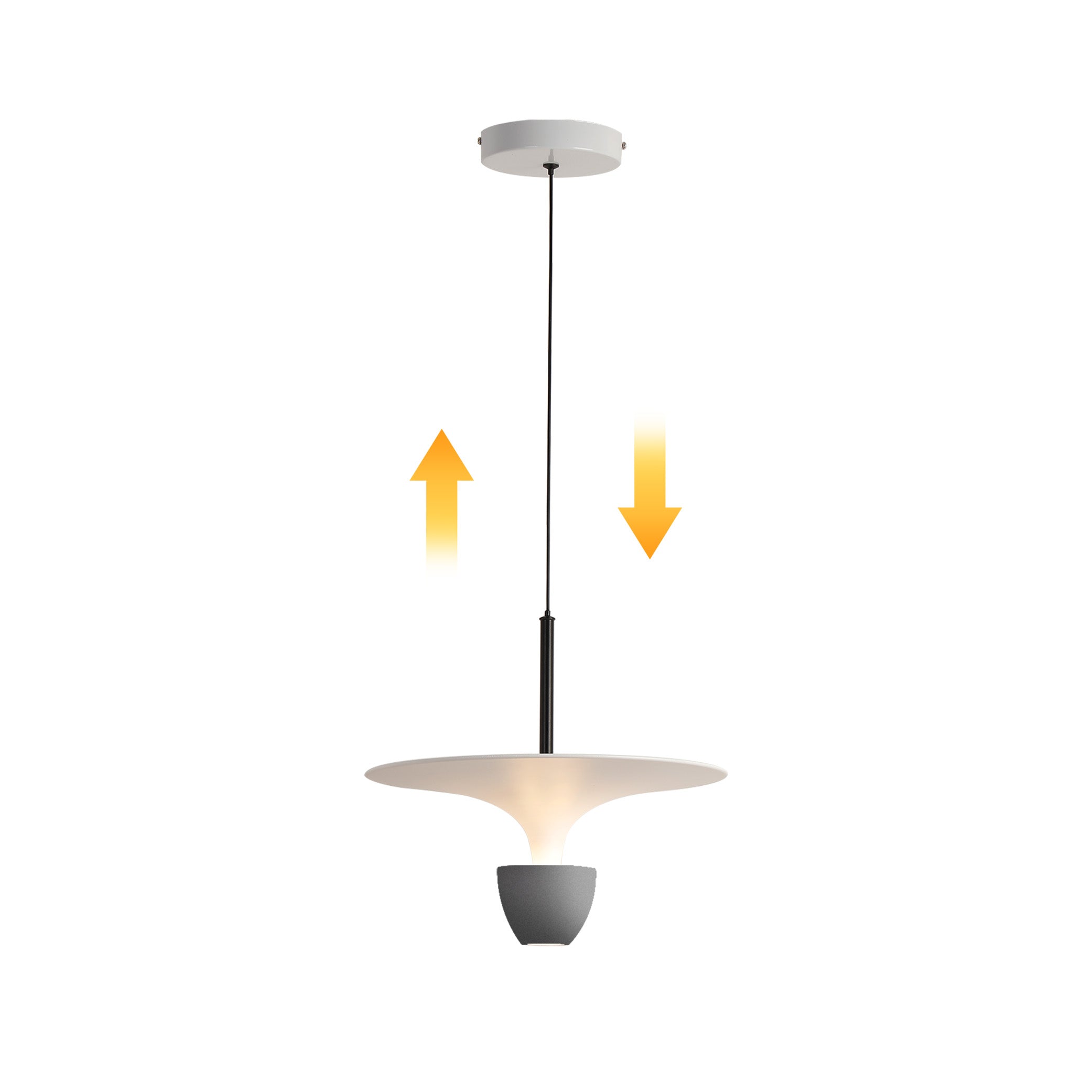 10W Gray UFO Pendant Light