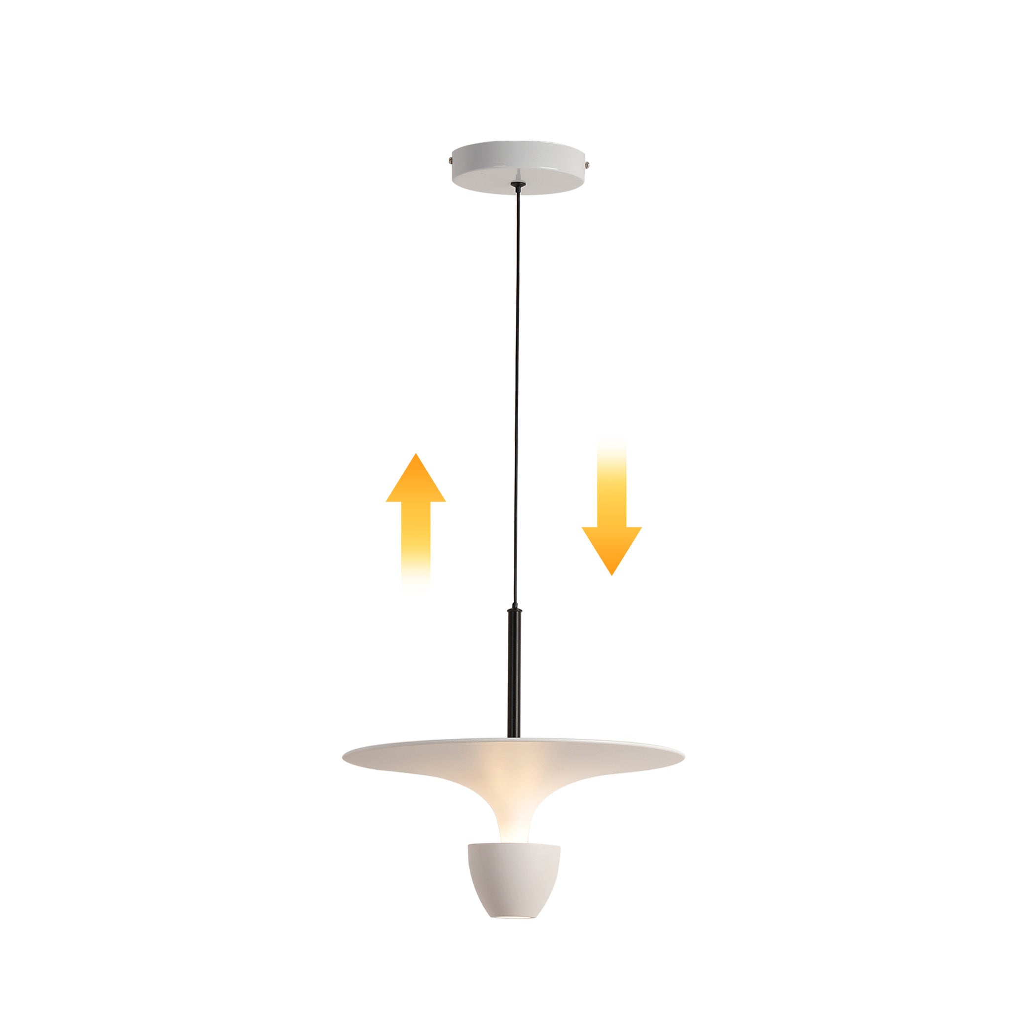 10W White UFO Pendant Light