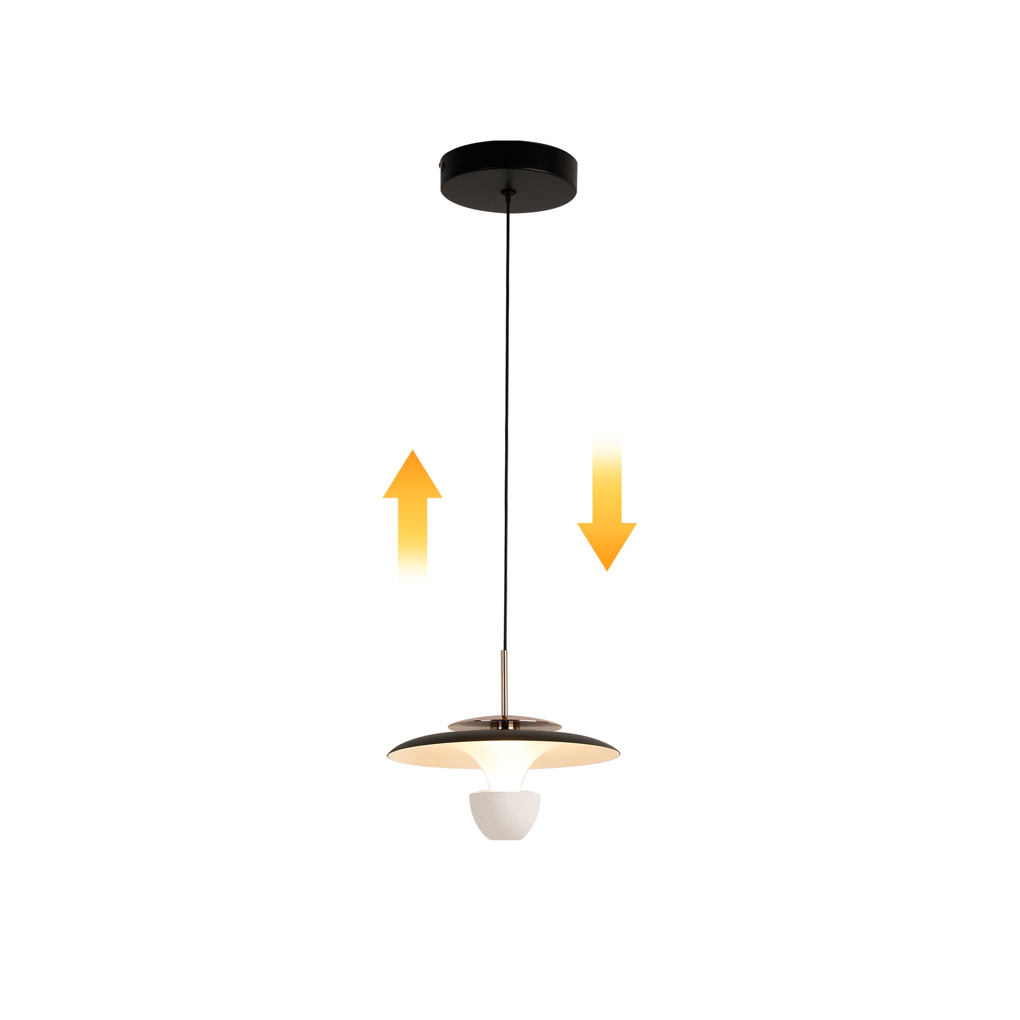 10W white colour mini UFO pendant light